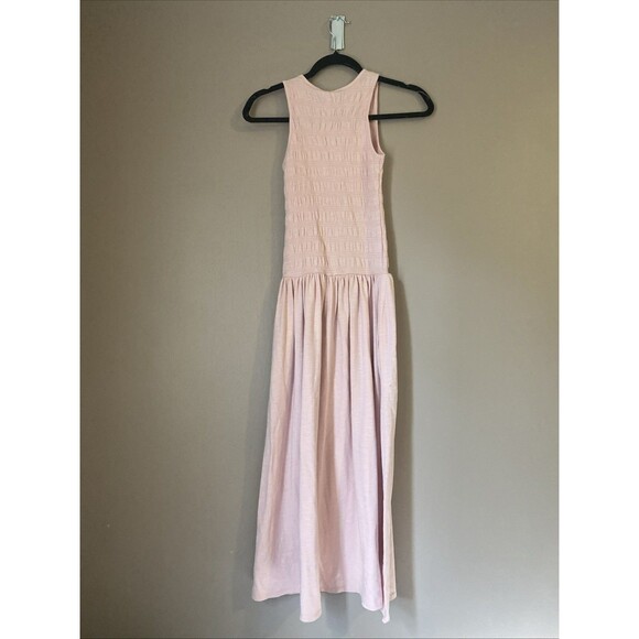 Women's Smocked Knit Sleeveless Maxi a-Line Dress - Universal Thread Pink S NWT - Picture 5 of 5